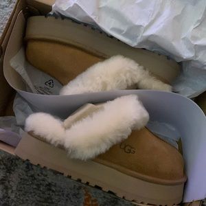 Ugg platform slippers